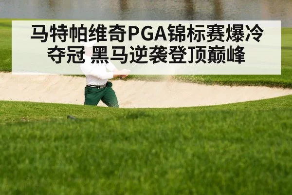 马特帕维奇PGA锦标赛爆冷夺冠 黑马逆袭登顶巅峰